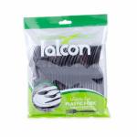 Falcon Heavy Duty Plastic Fork, Black - 50 pcs