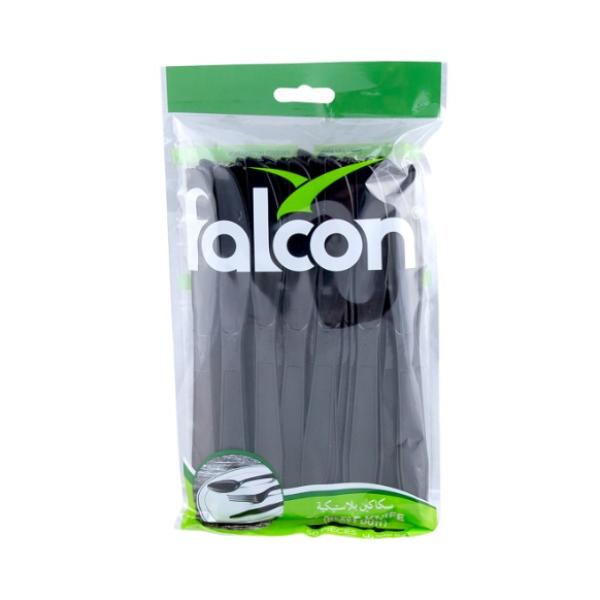 Falcon Heavy Duty Plastic Knife, Black - 50 pcs