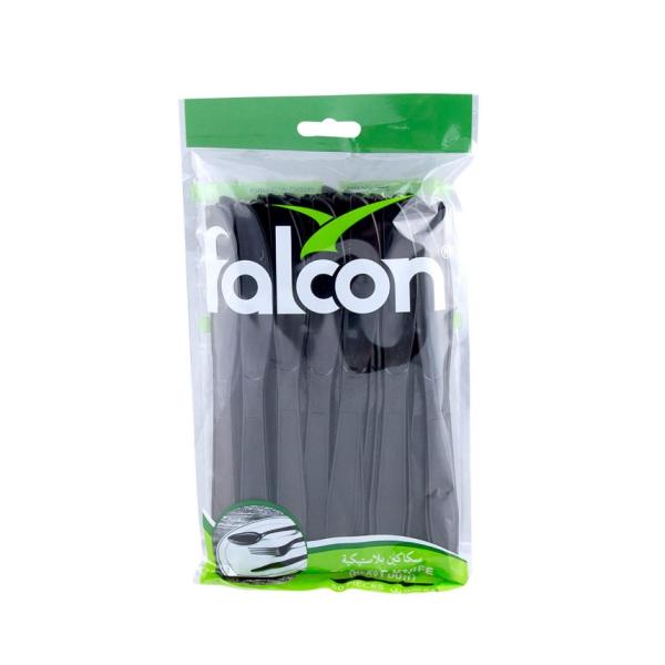 Falcon Heavy Duty Plastic Knife, Black - 50 pcs