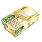 Falcon Latex Gloves Pre-Powdered, Extra Large - 100 pcs