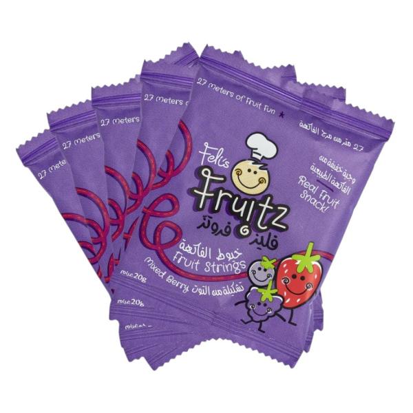 Feli's Fruitz Mixed Berry Fruit Strings - 20g x 5