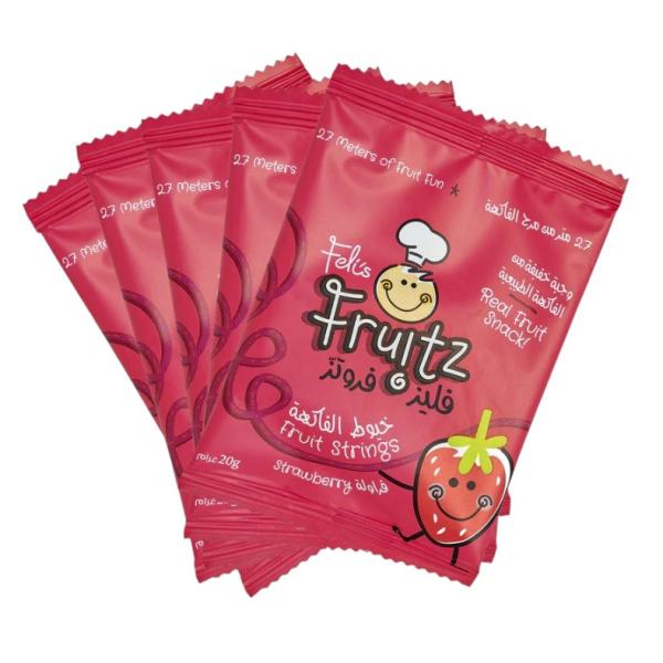 Feli's Fruitz Strawberry Fruit Strings - 20g x 5