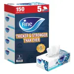 Fine Classic Facial Tissues, 2 Ply - 150 Sheets