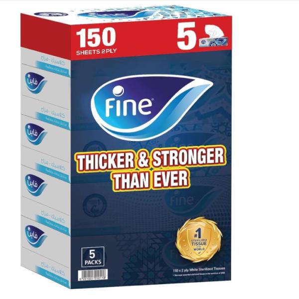 Fine Classic Facial Tissues, 2 Ply - 200 sheets