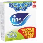 Fine Facial Tissues Fluffy, 2 Ply - 200 Sheets