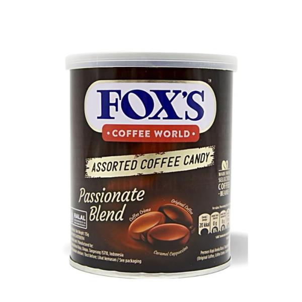 Fox Coffee World Passionate Blend Candy, Tin - 135g