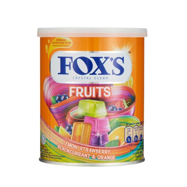 Fox Fruit Candy, Tin - 180g