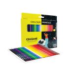 GIGIS Color Pencil (G-2947), 7 inches - Pack of 24