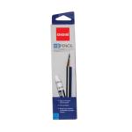 GIGIS HB Triangular Pencil, Blue & White,10002 - Pack of 12