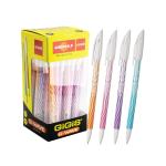 GIGIS Unimax G-Wave, .07 mm Ballpen, Blue - Pack of 50