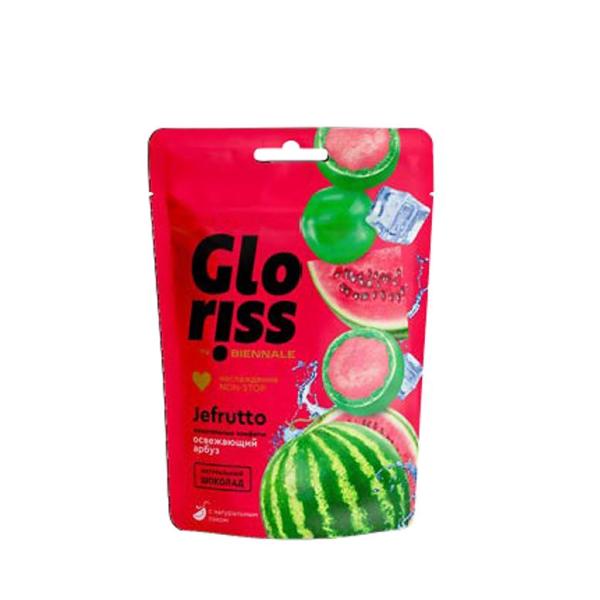 Gloriss Chocolate Coated Chewing Sweets with Watermelon Flavour - 75g