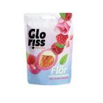 Gloriss FLÖR Almonds Glazed White Chocolate with Raspberry and Rose - 65g