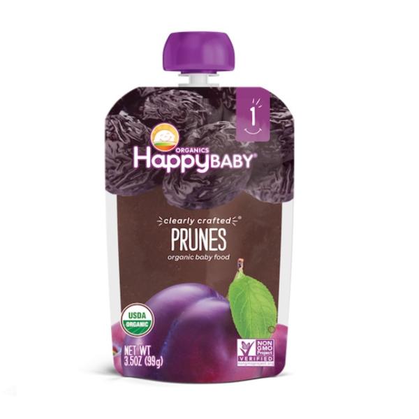 Happy Family Organics Clearly Crafted Stage 1, Prunes - 99g