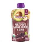 Happy Family Organics Clearly Crafted Stage 2 Purple Carrots, Bananas Avocados and Quinoa - 113g