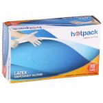 HotPack Latex Glove Powder Free, Large - 100 pcs