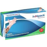 HotPack Vinyl Glove Powder Free, Medium - 100 pcs