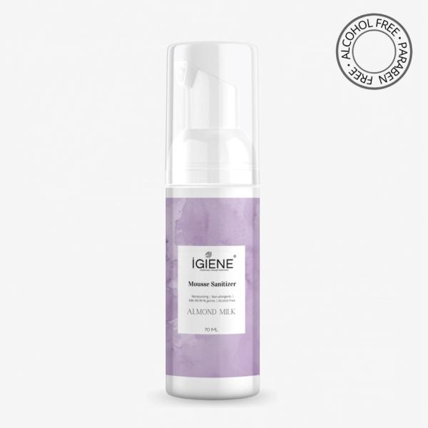 IGIENE Mousse Sanitizer, Almond Milk - 70 ml