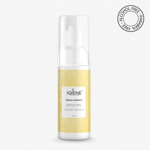 IGIENE Mousse Sanitizer, Exotic Mango - 70 ml