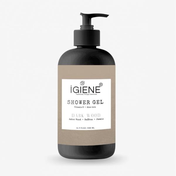 IGIENE Shower Gel, Dark Wood - 500 ml