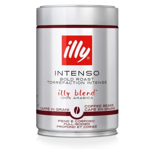 illy Intenso Bold Roast Coffee Beans, Tins - 250g