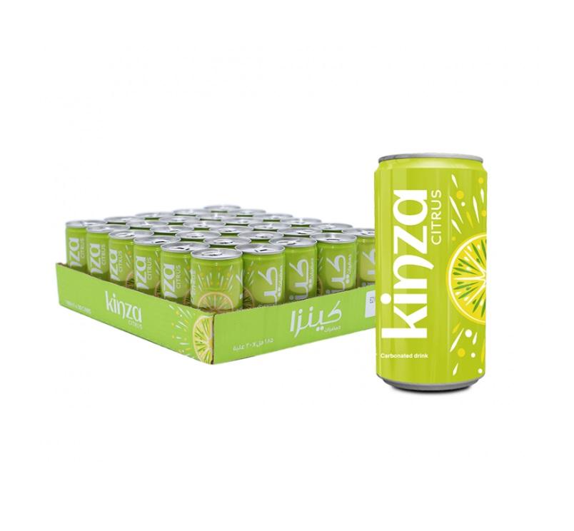 Kinza Citrus, Softdrink - 185 ml x 30