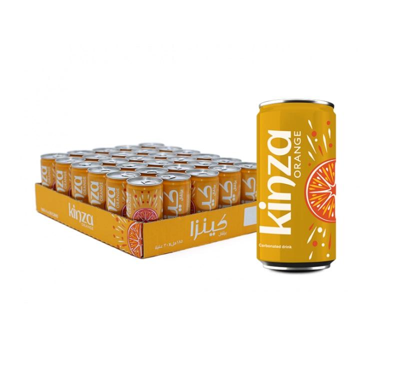 Kinza Orange, Softdrink - 185 ml x 30