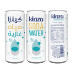 Kinza Soda Water, Tin - 250 ml