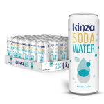 Kinza Soda Water, Tin - 250 ml