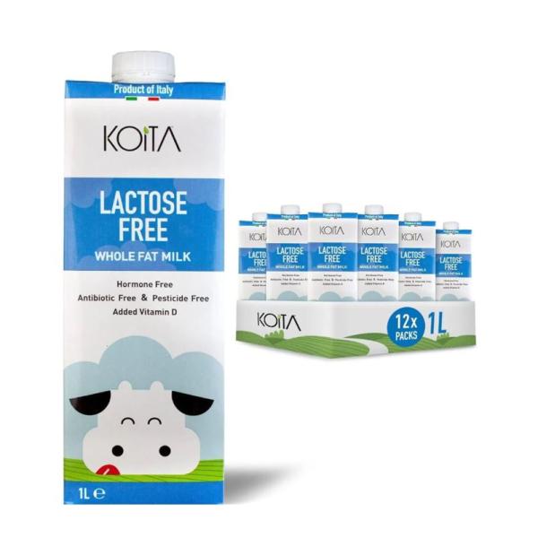 Koita Lactose-Free, Whole Fat Milk - 1 Liter