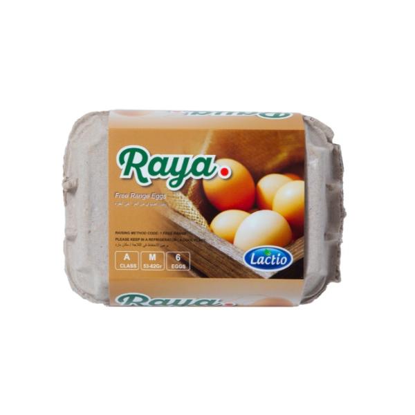 Lactio Raya Free Range Eggs - 6 pcs