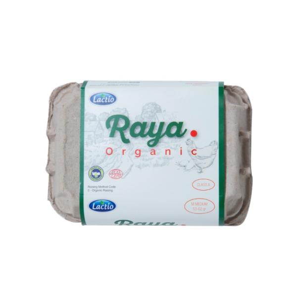 Lactio Raya Organic Eggs - 6 pcs