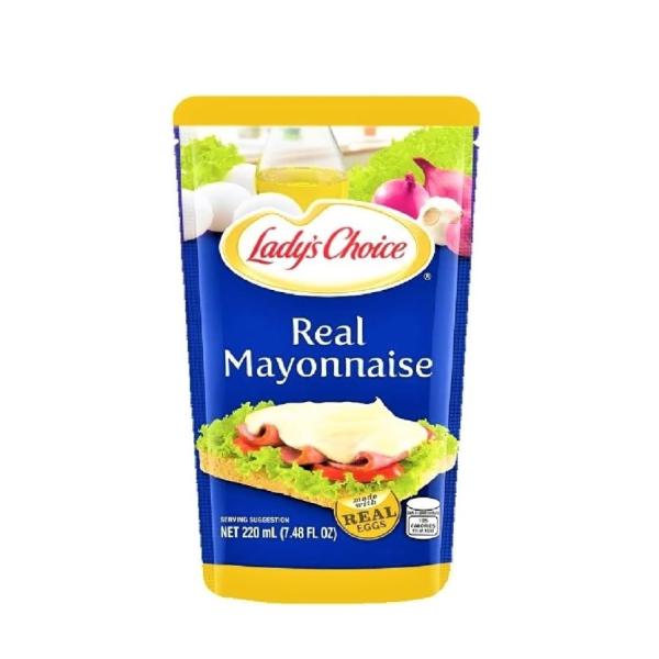 Lady's Choice Real Mayonnaise, Doy - 220 ml