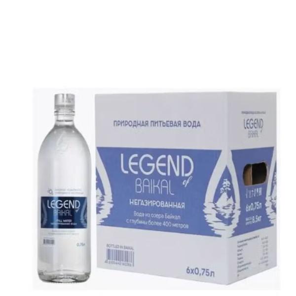 Legend of Baikal Mineral Still Water, Glass Bottle - 750 ml