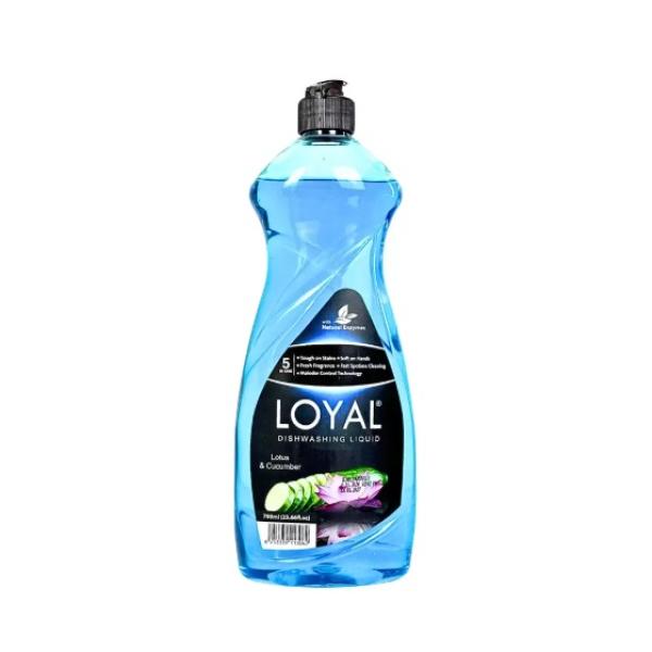 Loyal Dishwashing Liquid, Lotus And Cucumber Scent - 700 ml