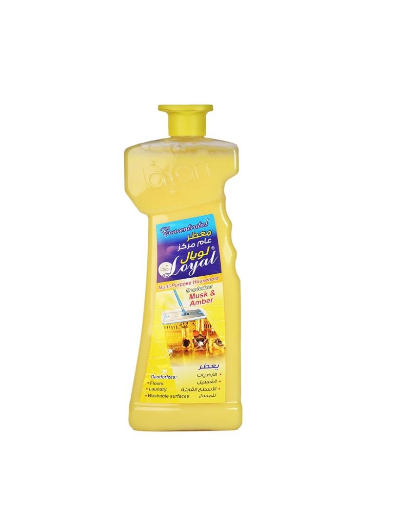 Loyal Multi-Purpose Household Deodorizer Concentrated Gel, Musk & Amber - 700 ml