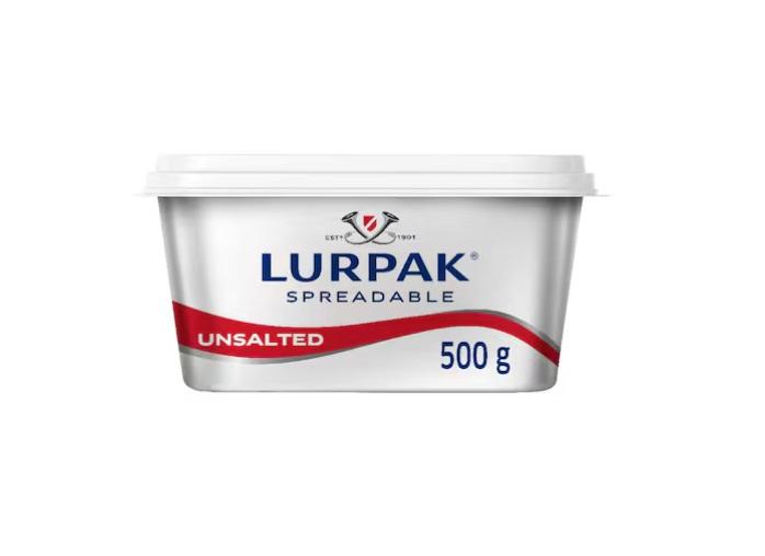 Lurpak Butter, Unsalted - 500g