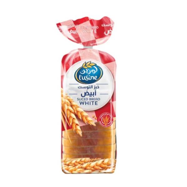 L'Usine Sliced White Bread - 600g