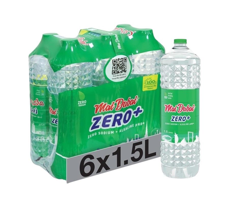 Mai Dubai Water, Zero Sodium - 1.5 Liter x 6