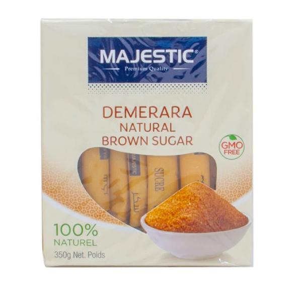 Majestic Demerara Brown Sugar Sticks (Pack of 70 pcs) - 350g