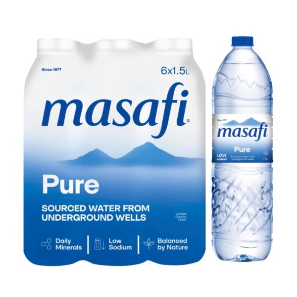 Masafi Pure Water - 1.5 Liter x 6