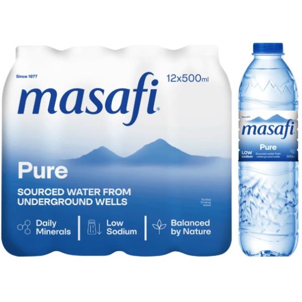 Masafi Pure Water - 500 ml x 12