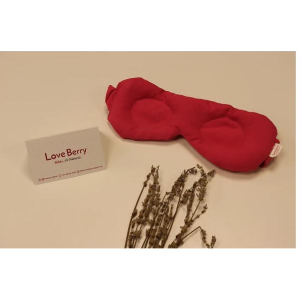 Love Berry Soothing Herb Eye Mask, Maroon Color