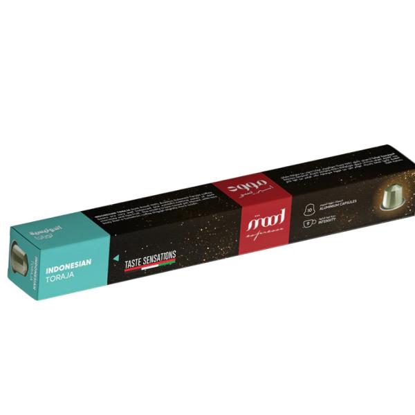 Mood Espresso, Indonesian Toraja Aluminum Nespresso Capsules - 5.2g (10 Capsules)