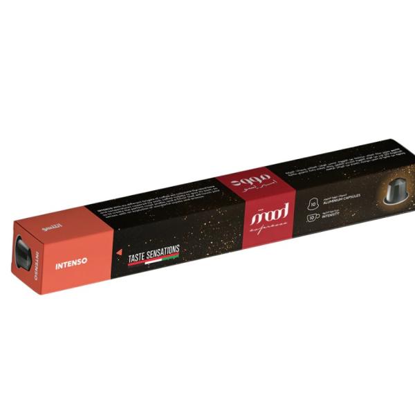 Mood Espresso, Intenso Aluminum Nespresso Capsules - 5.2g (10 Capsules)