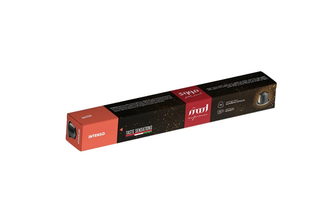 Mood Espresso, Intenso Aluminum Nespresso Capsules - 5.2g (10 Capsules)