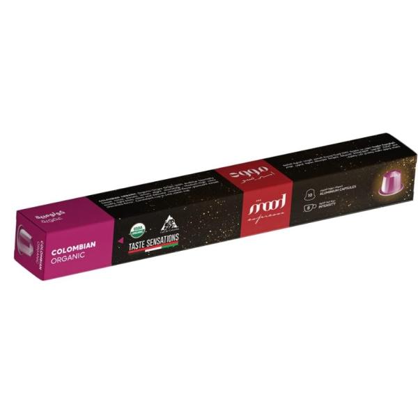 Mood Espresso, Organic Colombian Aluminum Nespresso Capsules - 5.2g (10 Capsules)
