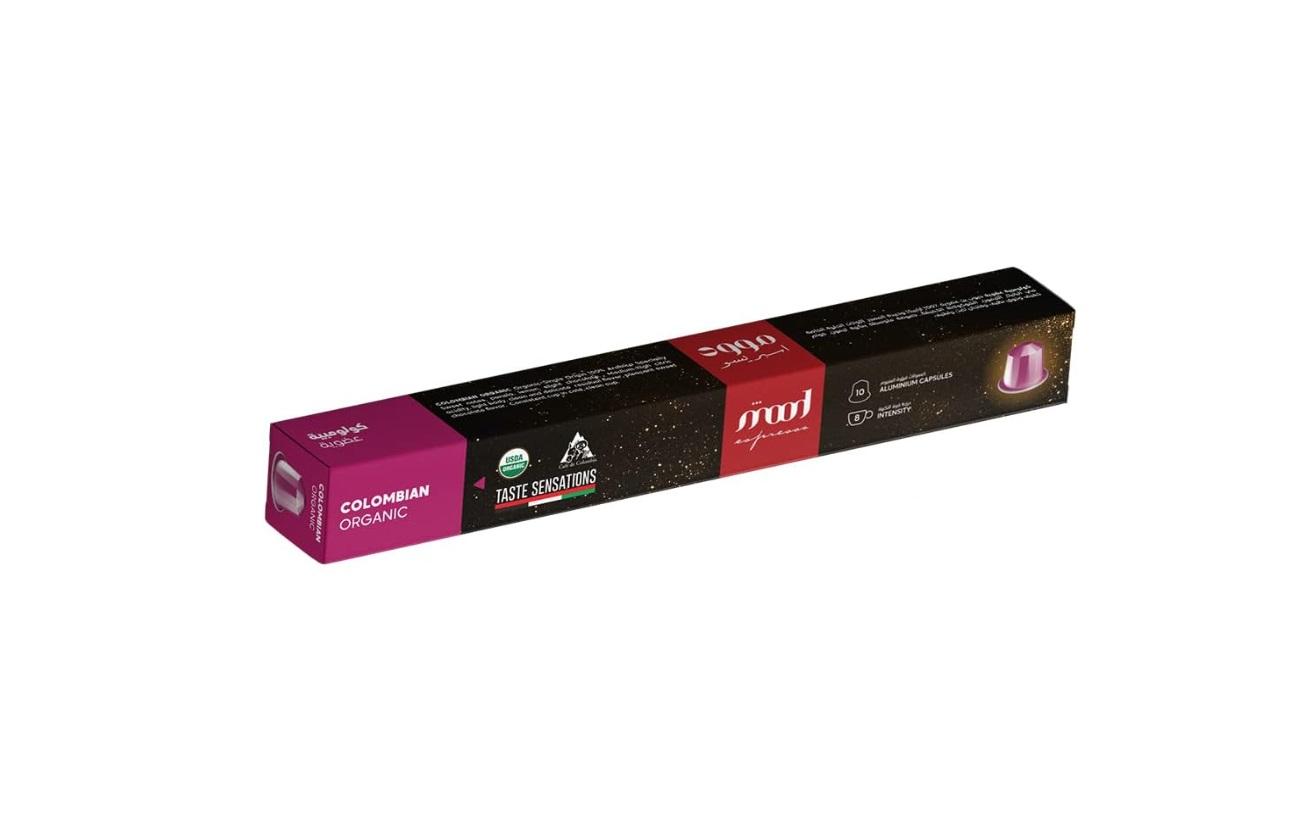 Mood Espresso, Organic Colombian Aluminum Nespresso Capsules - 5.2g (10 Capsules)