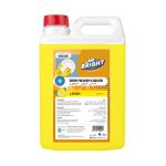 Mr Bright Dishwashing Liquid, Lemon - 5 Liter