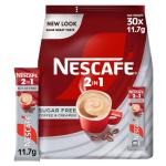 Nescafe 2-In-1 Sugar Free Smooth And Rich Instant Coffee Mix - 11.7g x 30