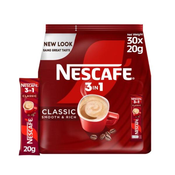 Nescafe 3 In1 Instant Coffee Mix Sachet, Pouch - 20g